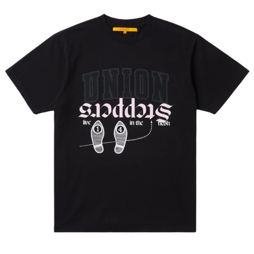 RARE-Black Graphic T-Shirt Union LA x Kendrick Lamar Big Steppers Tour Size L